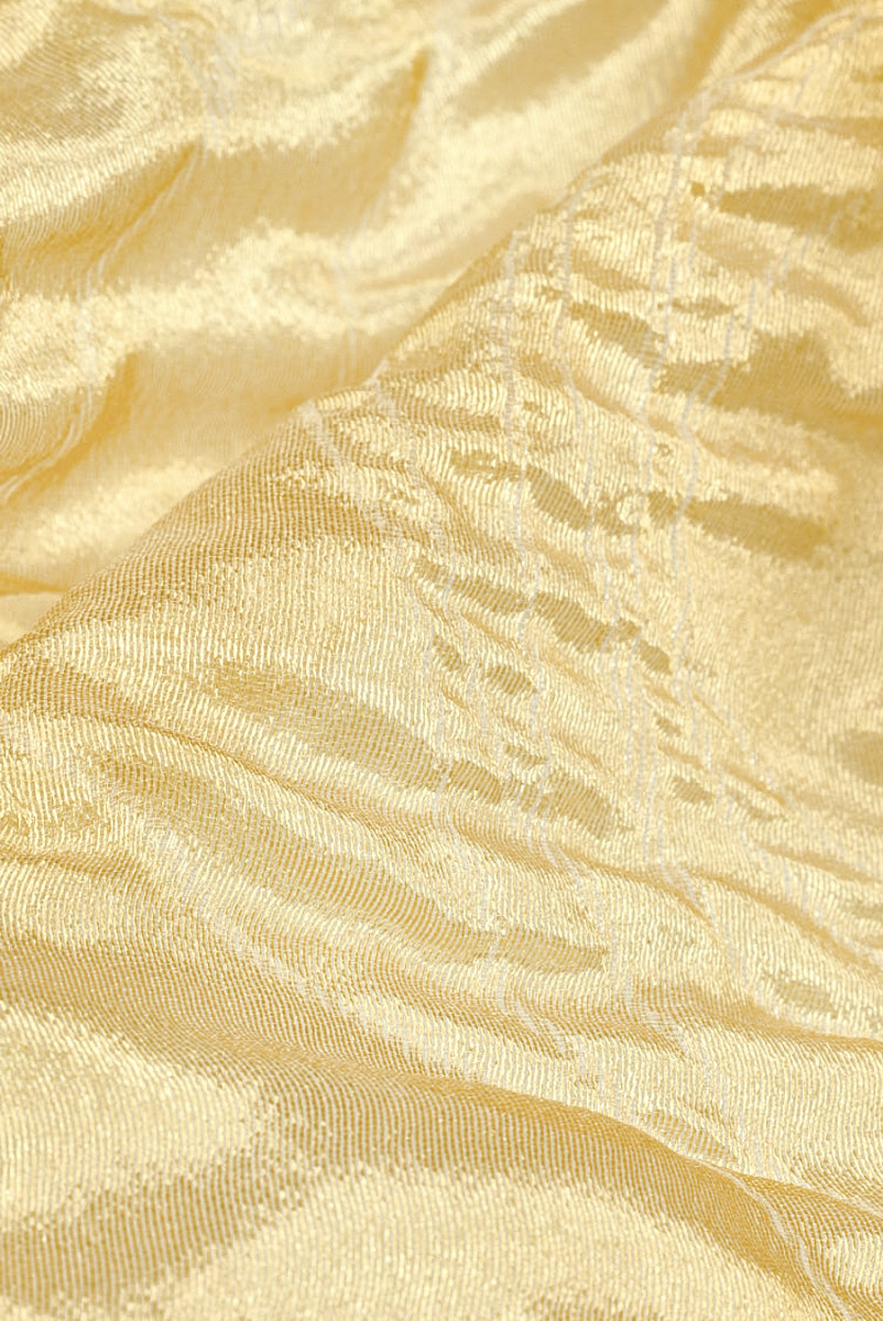 Polyester Fabric Kneaded Yellow