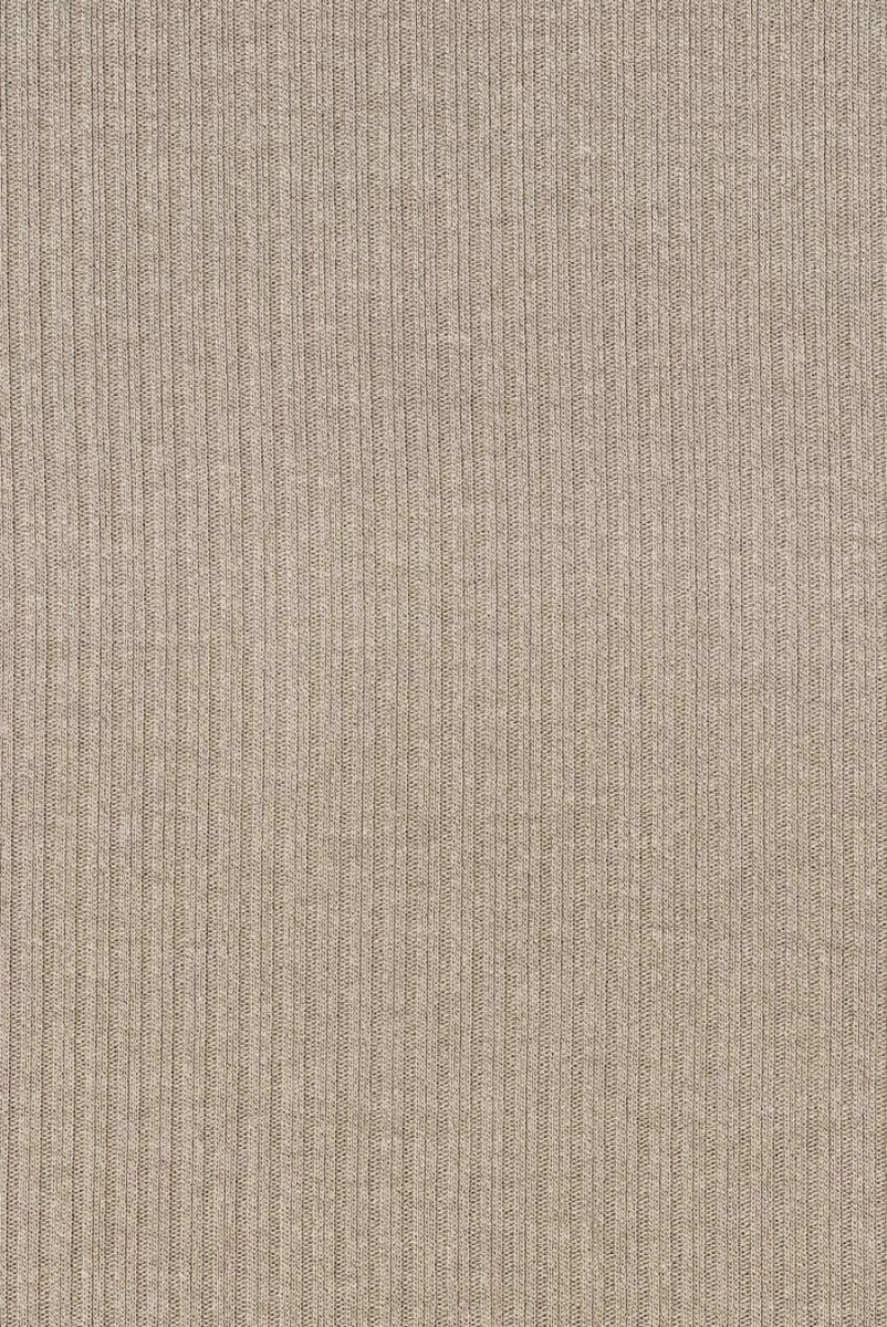 Striped mocha knitted fabric