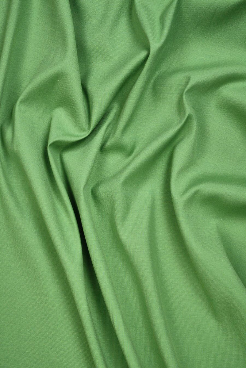 Zaļa grosgrain kokvilna