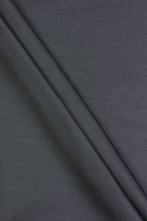 Elastic cotton dark grey melange