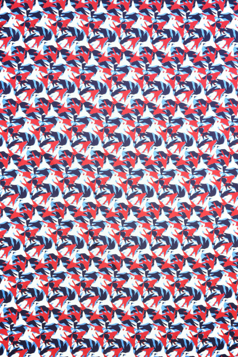 Silk Twill in Birds
