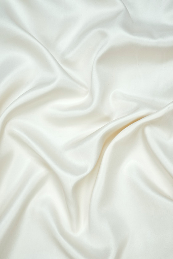 Coupons de soie avec coton écru