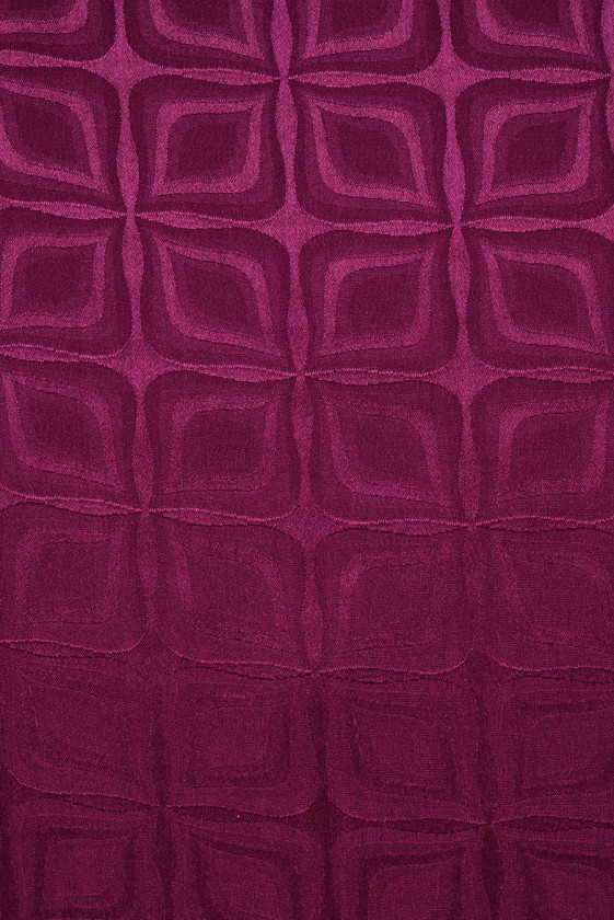 Fuchsiafarbene Jacquard-Seide