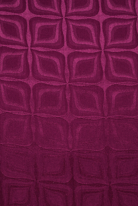 Fuchsia jacquard silk