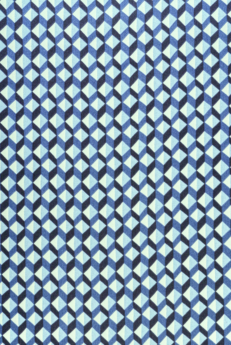 Seidensatin mit feiner Geometrie