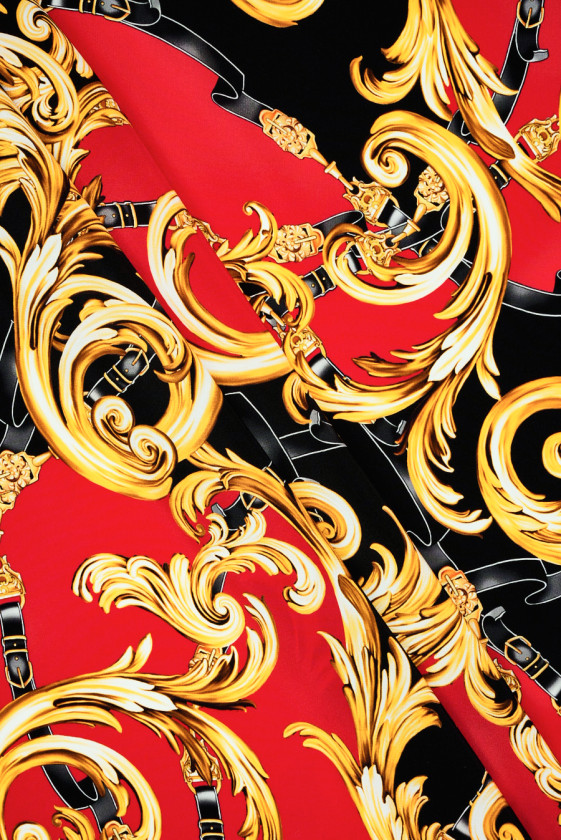 Crêpe Seide Ornamente auf...