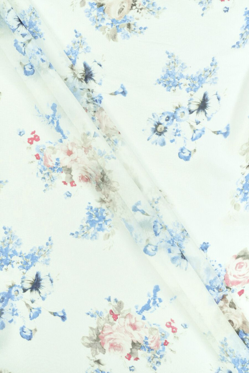 Muslin silk viscose pastel...