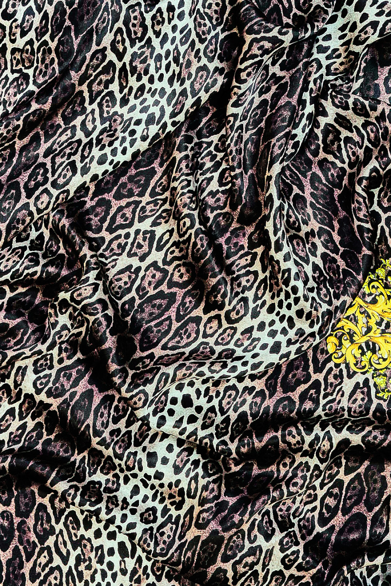 Silk Panther Satin and Ornaments