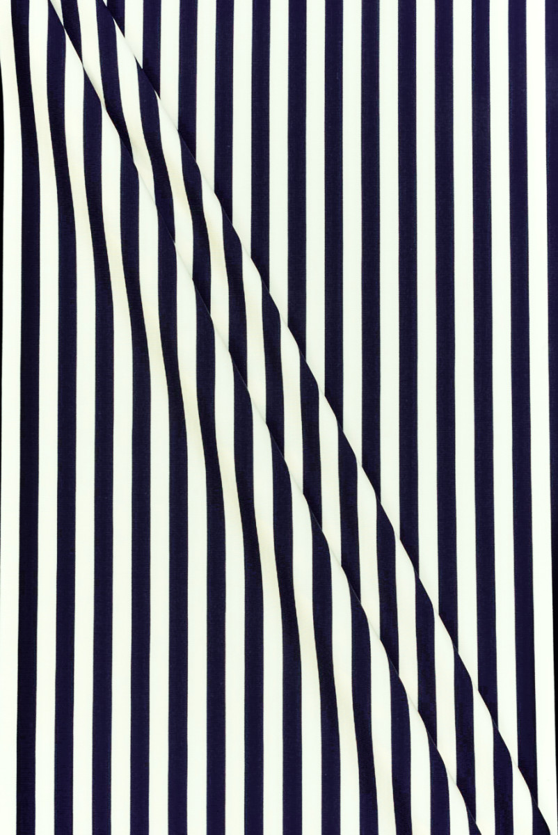 Triibuline Lycra tumesinine...