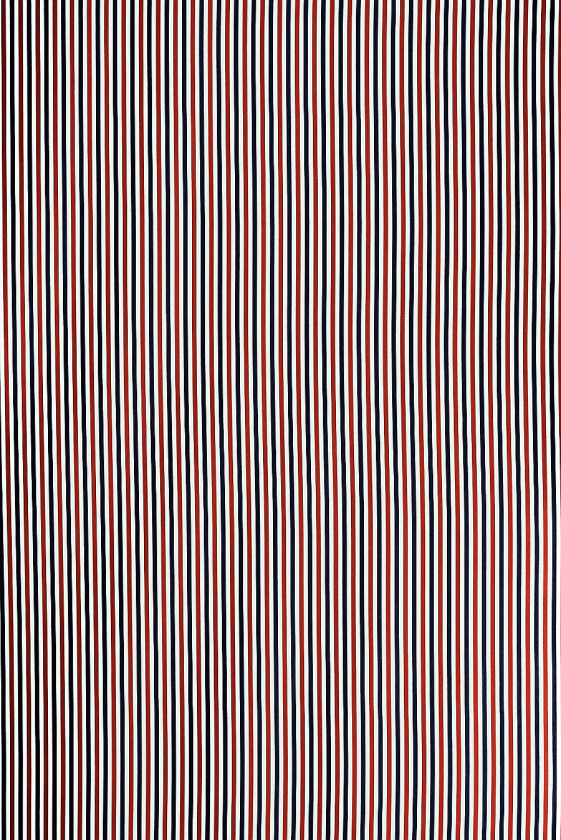 Crepe silk with stripes