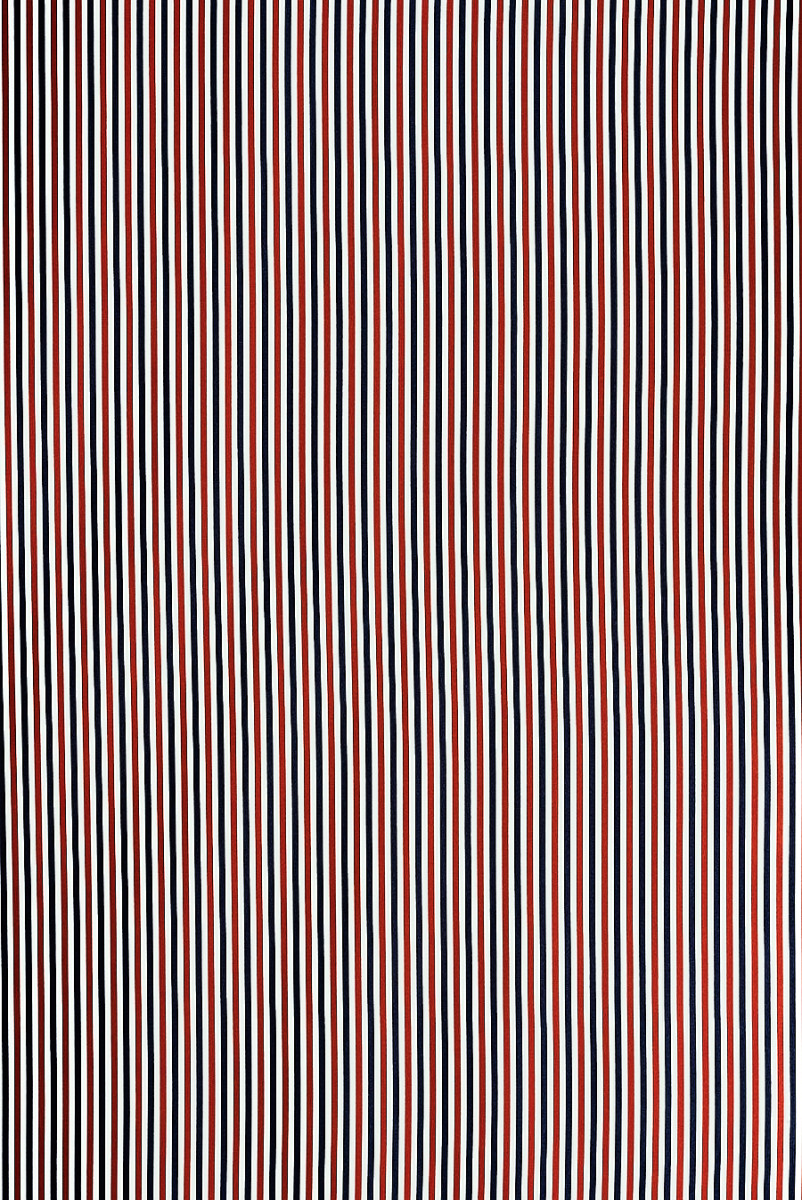 Crepe silk with stripes