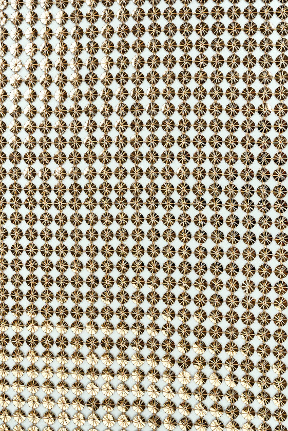 Exklusives Pailletten-Gold-Mesh