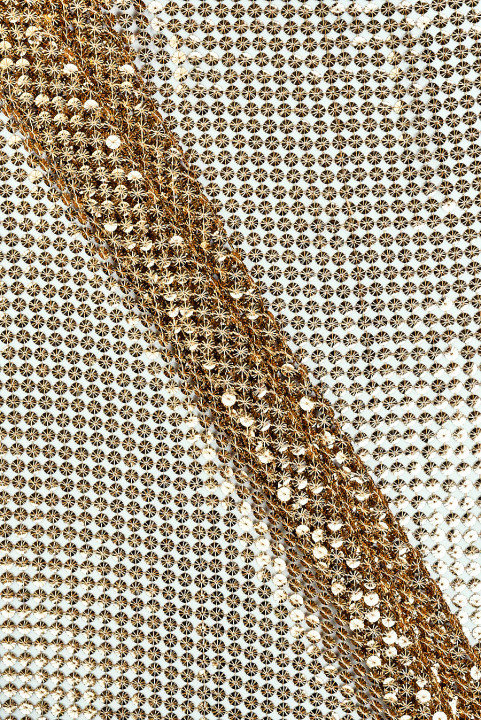 Exkluzív flitteres arany háló