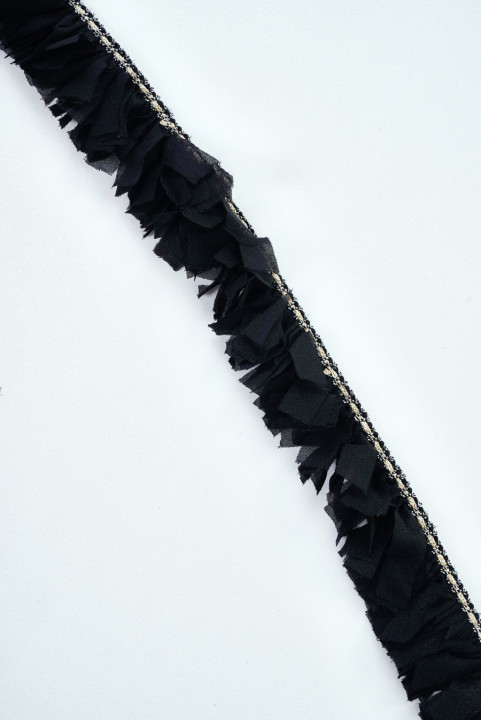 Quastenband schwarz