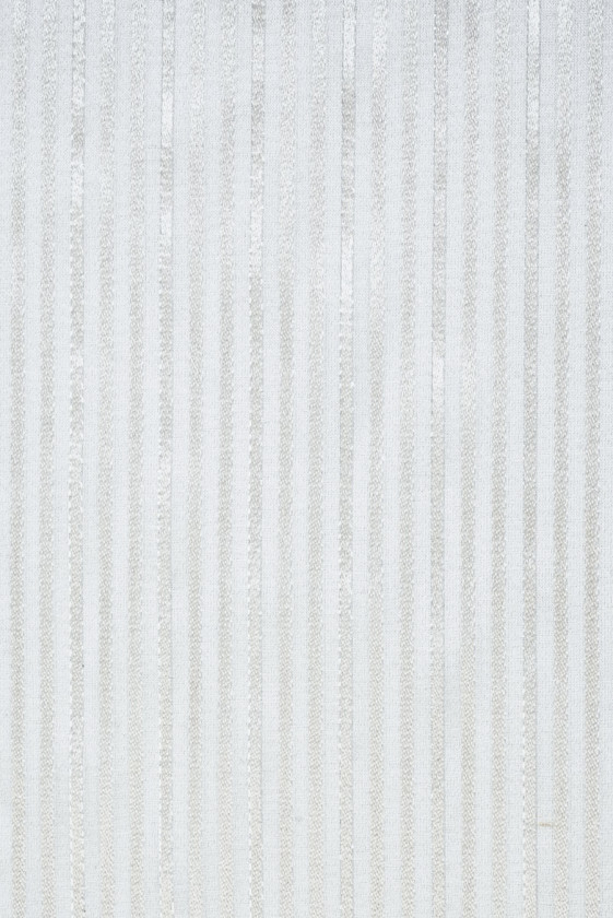 Striped silk devore light grey
