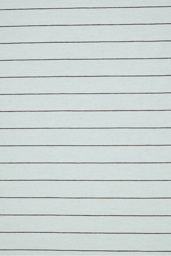 Linen with viscose striped ecru