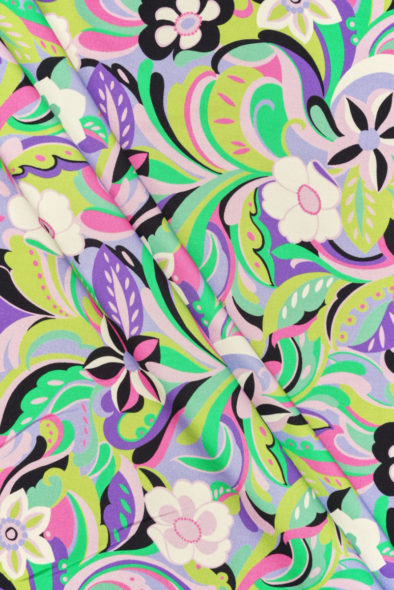 Viscose with colorful...