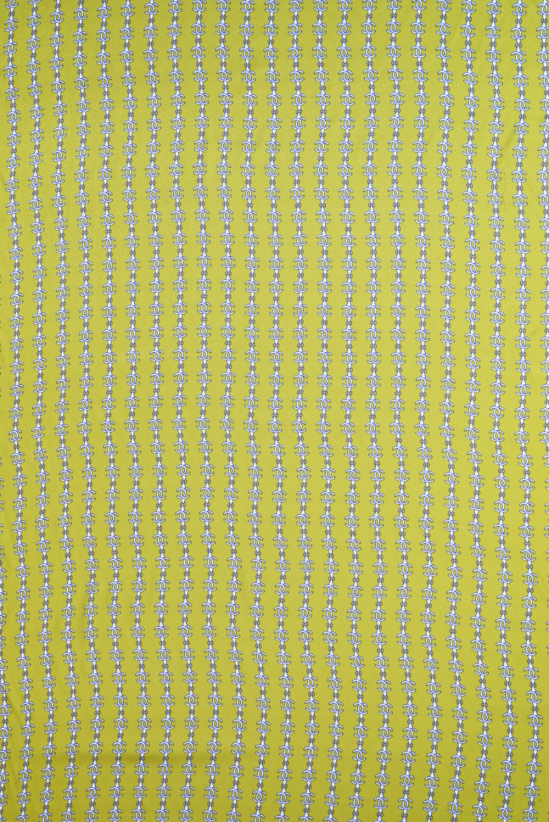 Jacquard selyem láncokban lime