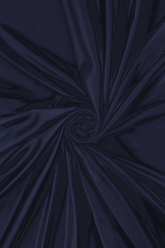 Silk lining thicker dark navy blue