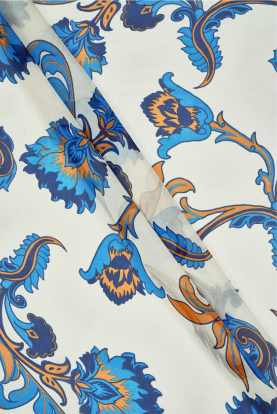 Muslin viscose silk with...