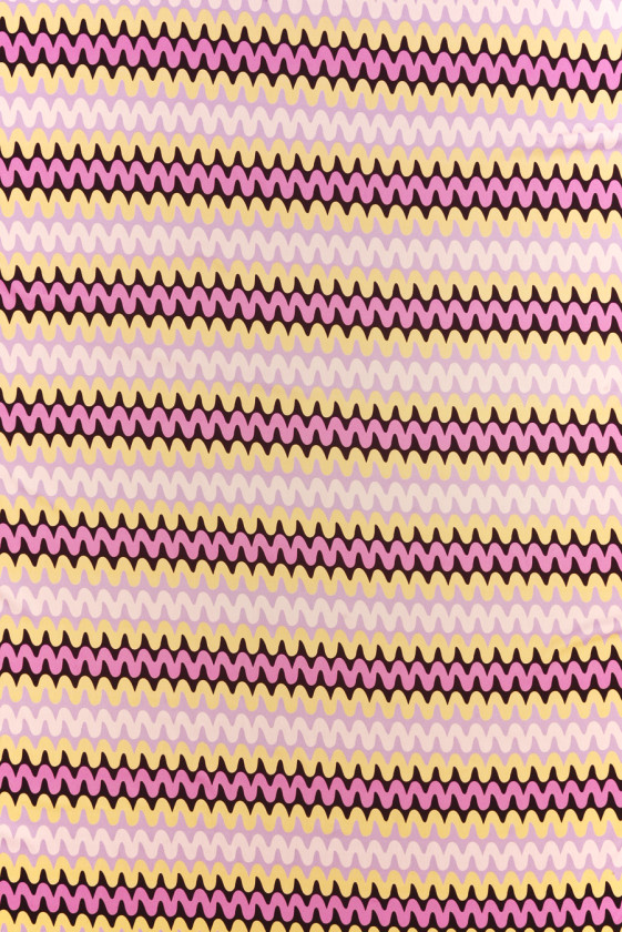 Viscose with purple zigzags