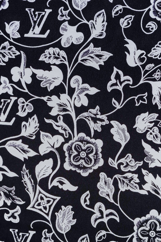 Signature silk satin black