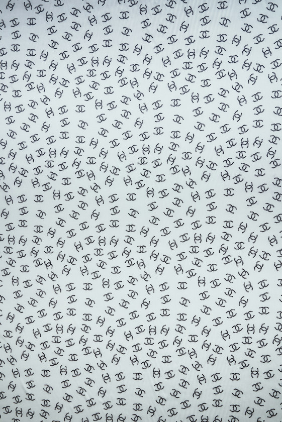 COUPON crem semnat din satin de mătase 120cm