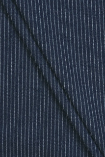 Stribede jeans mørk marineblå