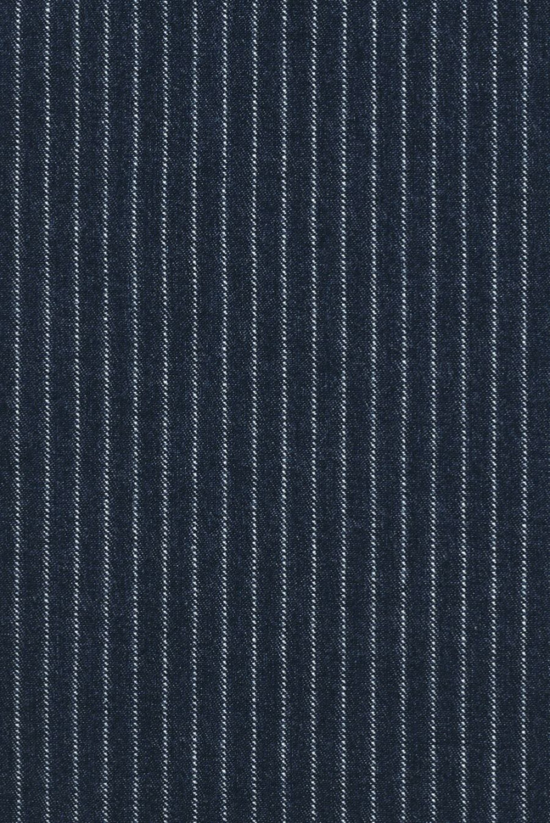 Gestreifte Jeans dunkelmarineblau