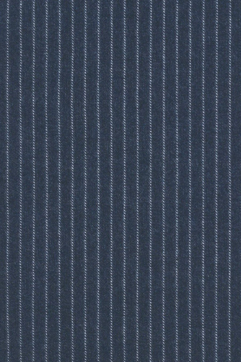 Jeans a righe blu scuro
