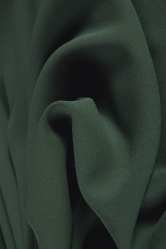 ARMACADI Palack Zöld Georgette KUPON 70cm