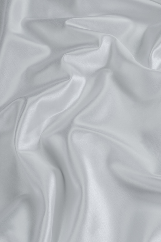 White satin taffeta