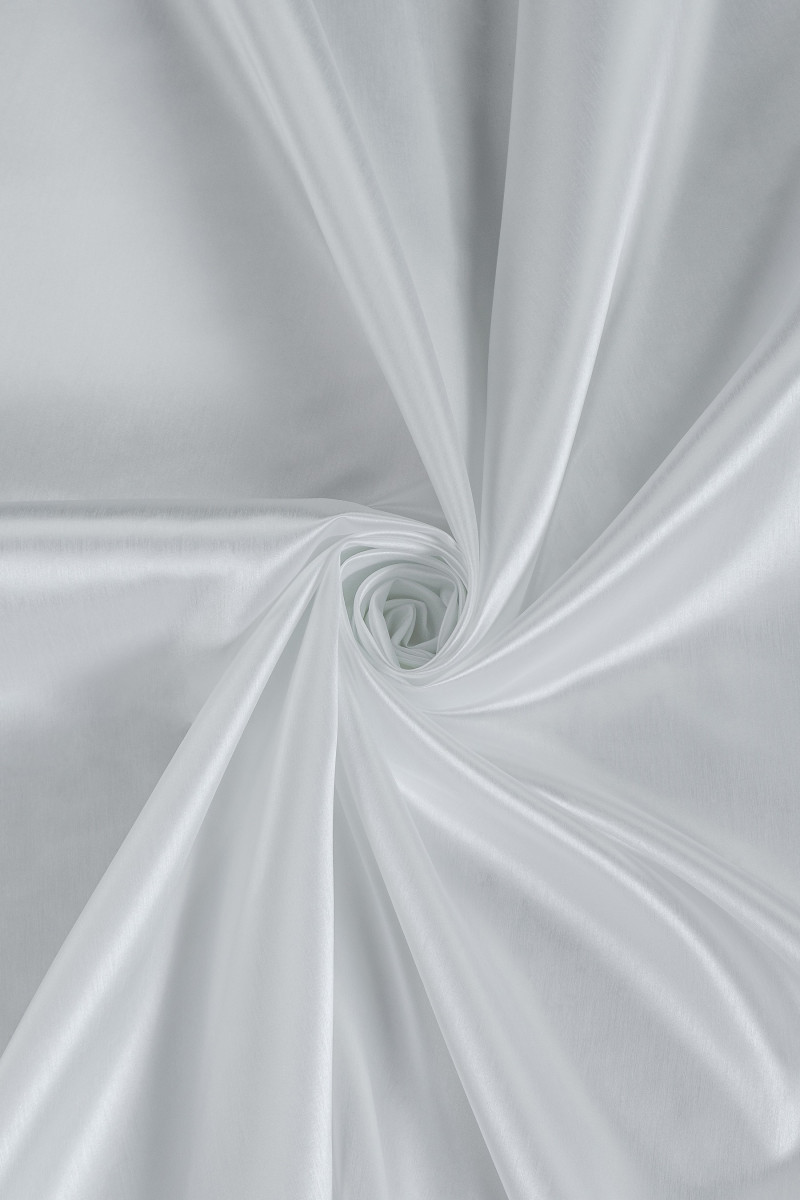 White satin taffeta