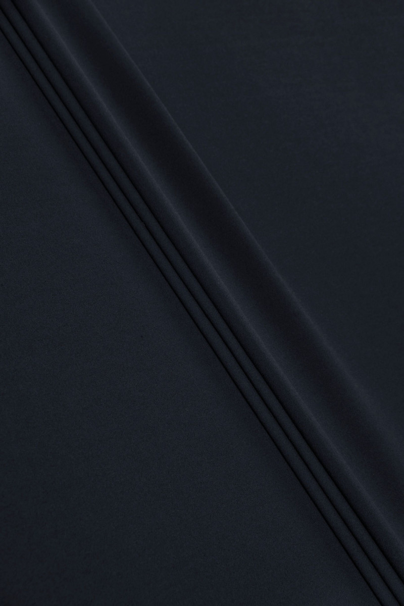 Dünne georgette Seide dunkelmarineblau