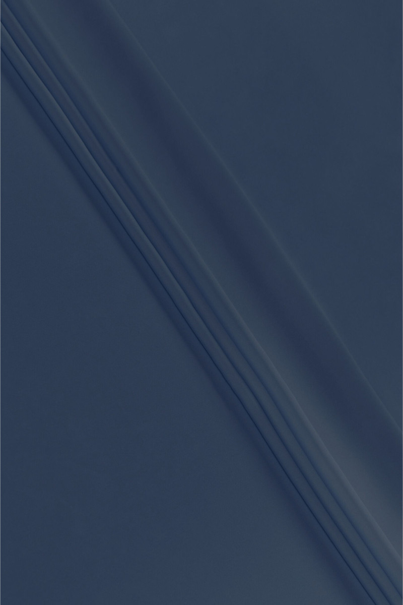 Navy blue silk fabric