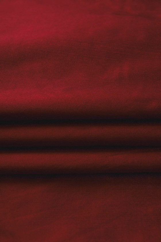 Burgundy silk shandong