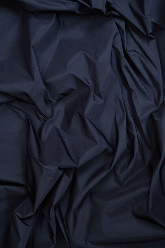 Navy blue taffeta taffung