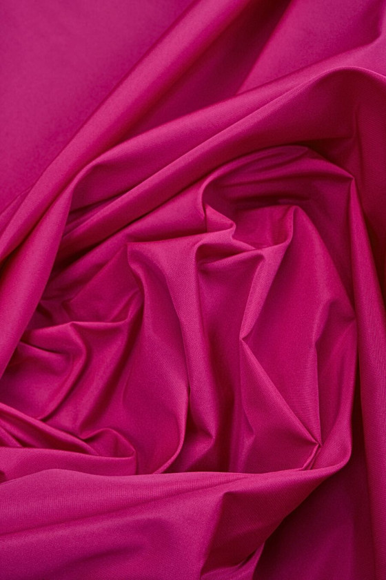 Fuchsia silk taffeta shandong