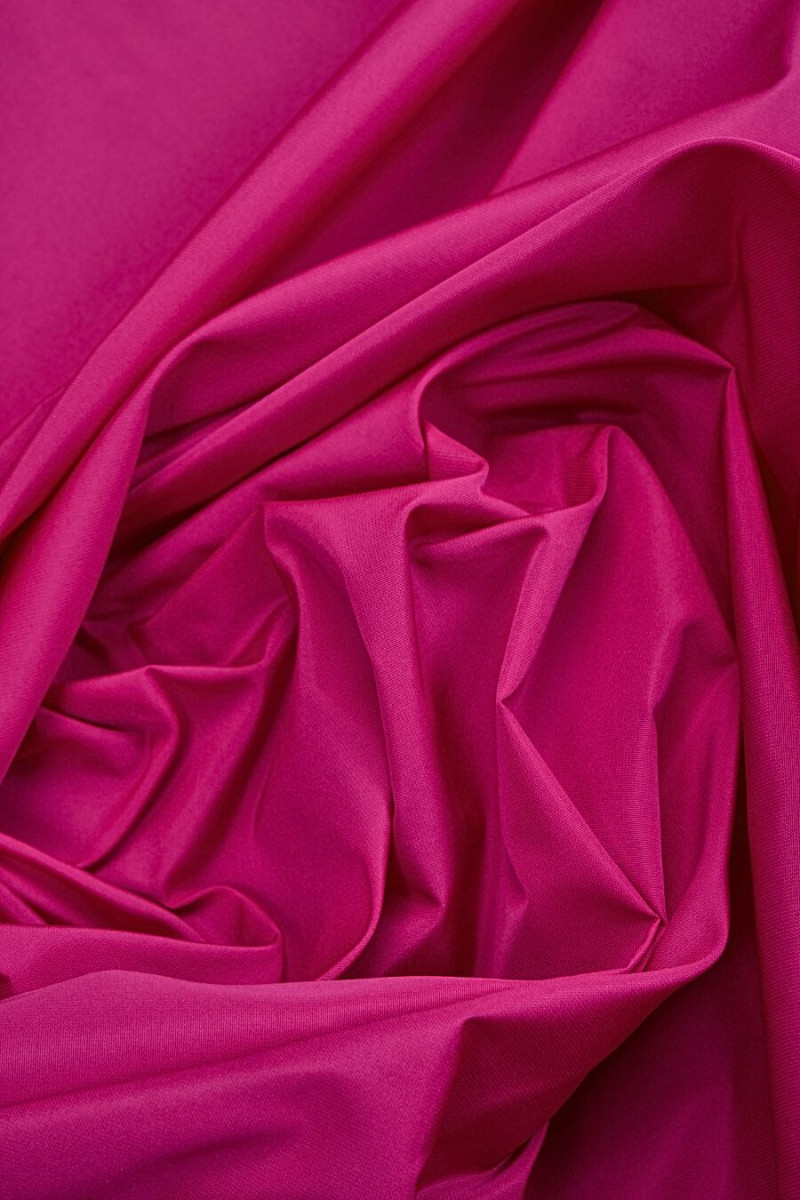 Fuchsia silk taffeta shandong