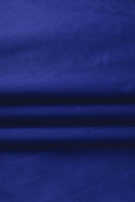Cornflower silk shandong