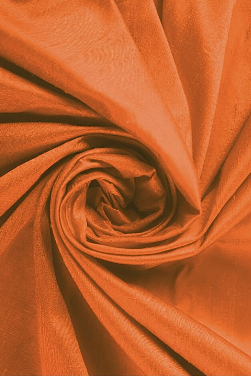 Oranž siidist särk shandong