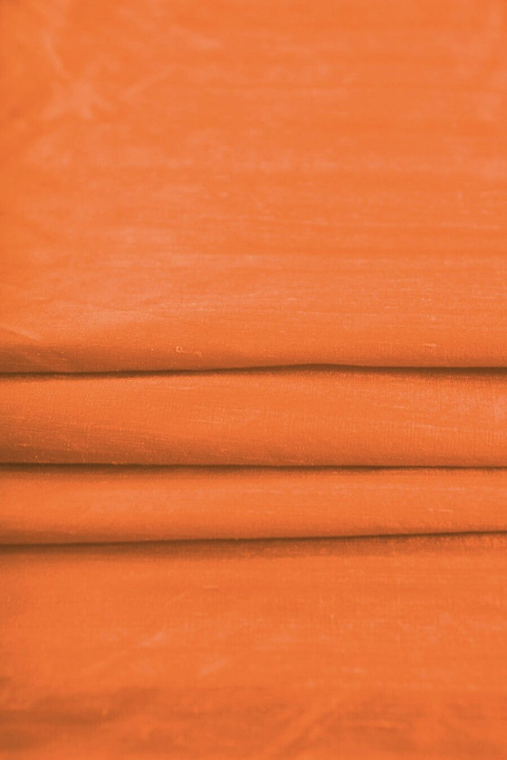 Orange silk shirt shandong