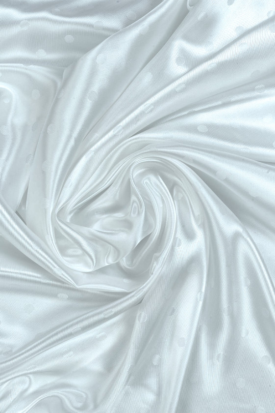 Pöttyös jacquard bélés