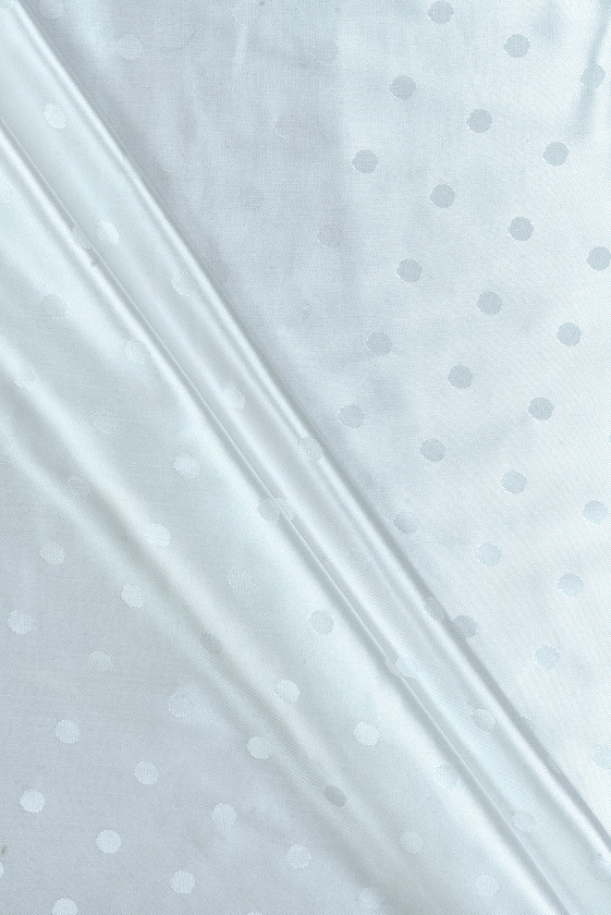 Polka dot jacquard lining