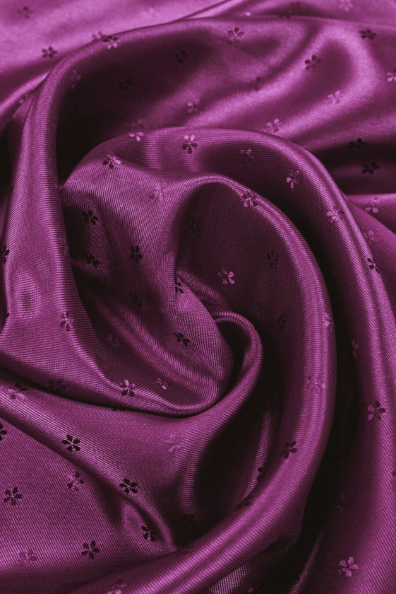 Jacquard lining with small flowers