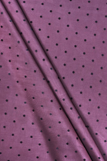 Jacquard lining with polka dots