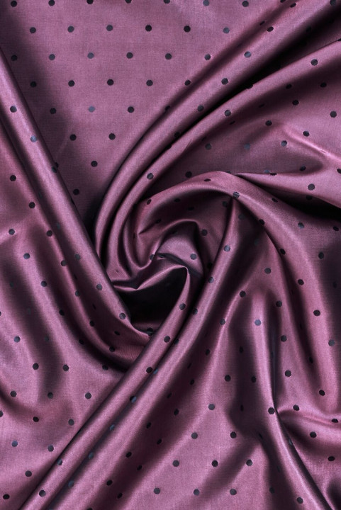 Jacquard lining with polka dots