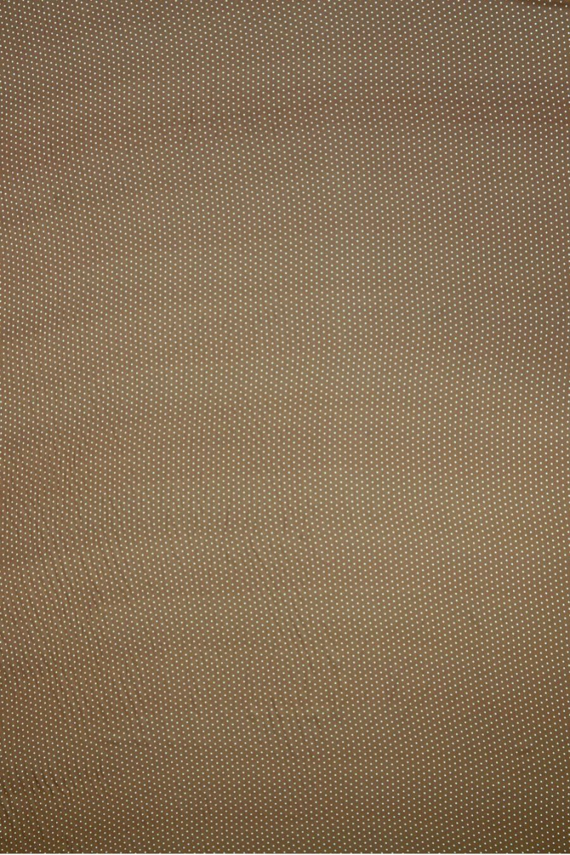 Camel viscose with small polka dots