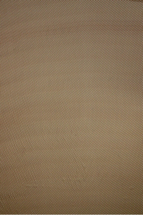 Camel viscose with small polka dots