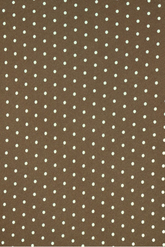 Camel viscose with small polka dots